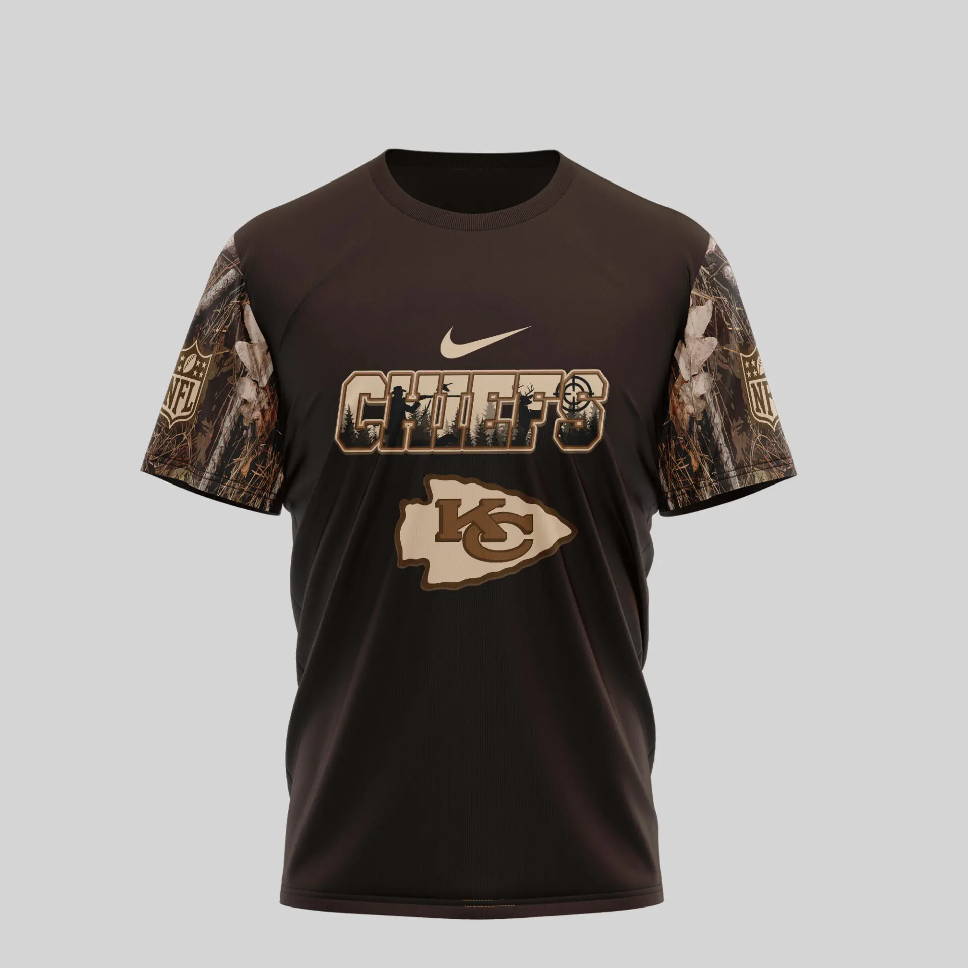 Kansas City Chiefs Deer Hunting Shirt front Kansas City Chiefs Deer Hunting Shirt front