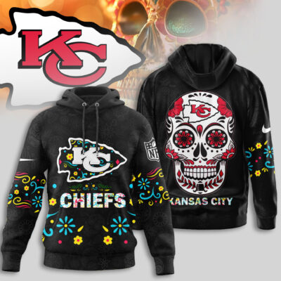 Kansas City Chiefs Dia de los Muertos Hoodie
