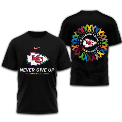 Kansas City Chiefs Fight Cancer In All Colors Shirts