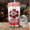 Kansas City Chiefs Heartbeat EMT Pride Tumbler front