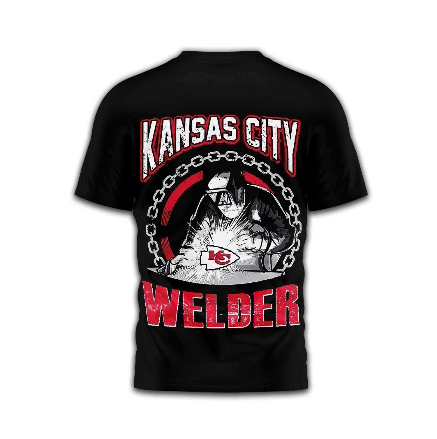 Kansas City Chiefs Iron Worker Welder Pride Shirt back Kansas City Chiefs Iron Worker Welder Pride Shirt back