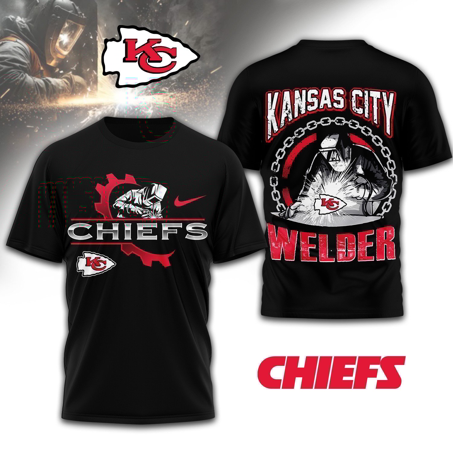 Kansas City Chiefs Iron Worker Welder Pride Shirt Kansas City Chiefs Iron Worker Welder Pride Shirt