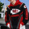 Kansas City Chiefs Logo Red Black Hoodie Adult Man