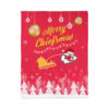 Kansas City Chiefs Merry Christmas Winter Wonderland Blanket front
