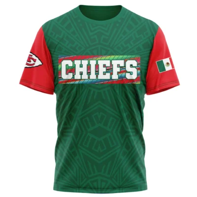 Kansas City Chiefs Mexican Heritage Celebration Shirt front