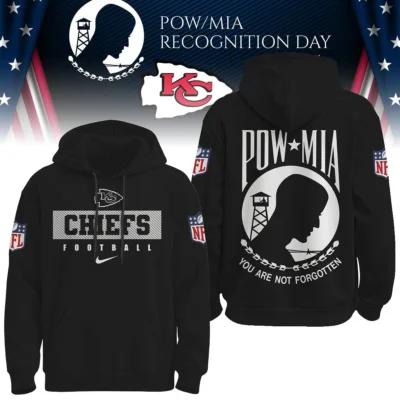 Kansas City Chiefs Pow Mia Hoodie