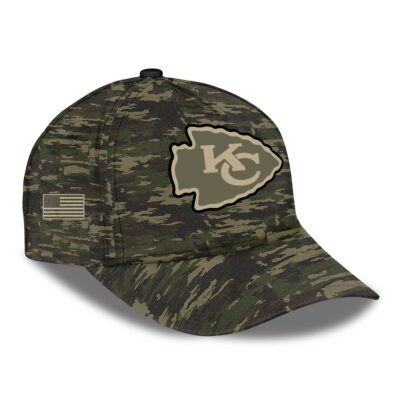 Kansas City Chiefs Salute to Service US Flag Camo Baseball Cap