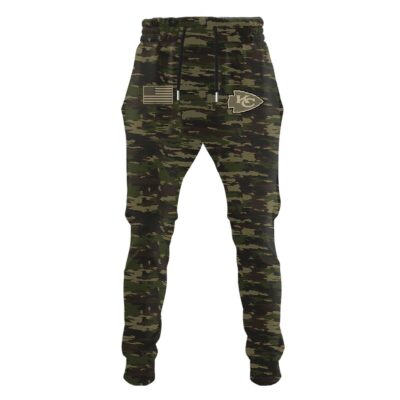 Kansas City Chiefs Salute to Service US Flag Camo Sweatpant