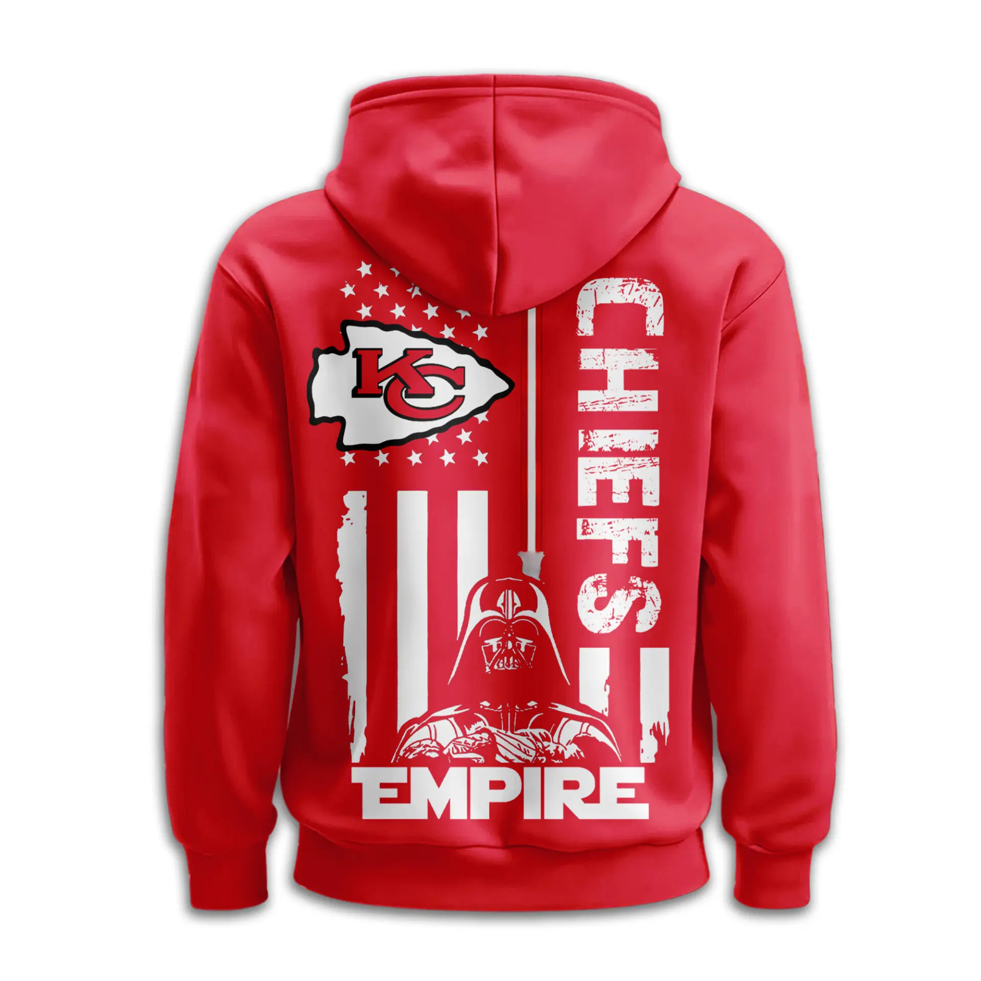 Kansas City Chiefs Starwars Empire Hoodie back Kansas City Chiefs Starwars Empire Hoodie back