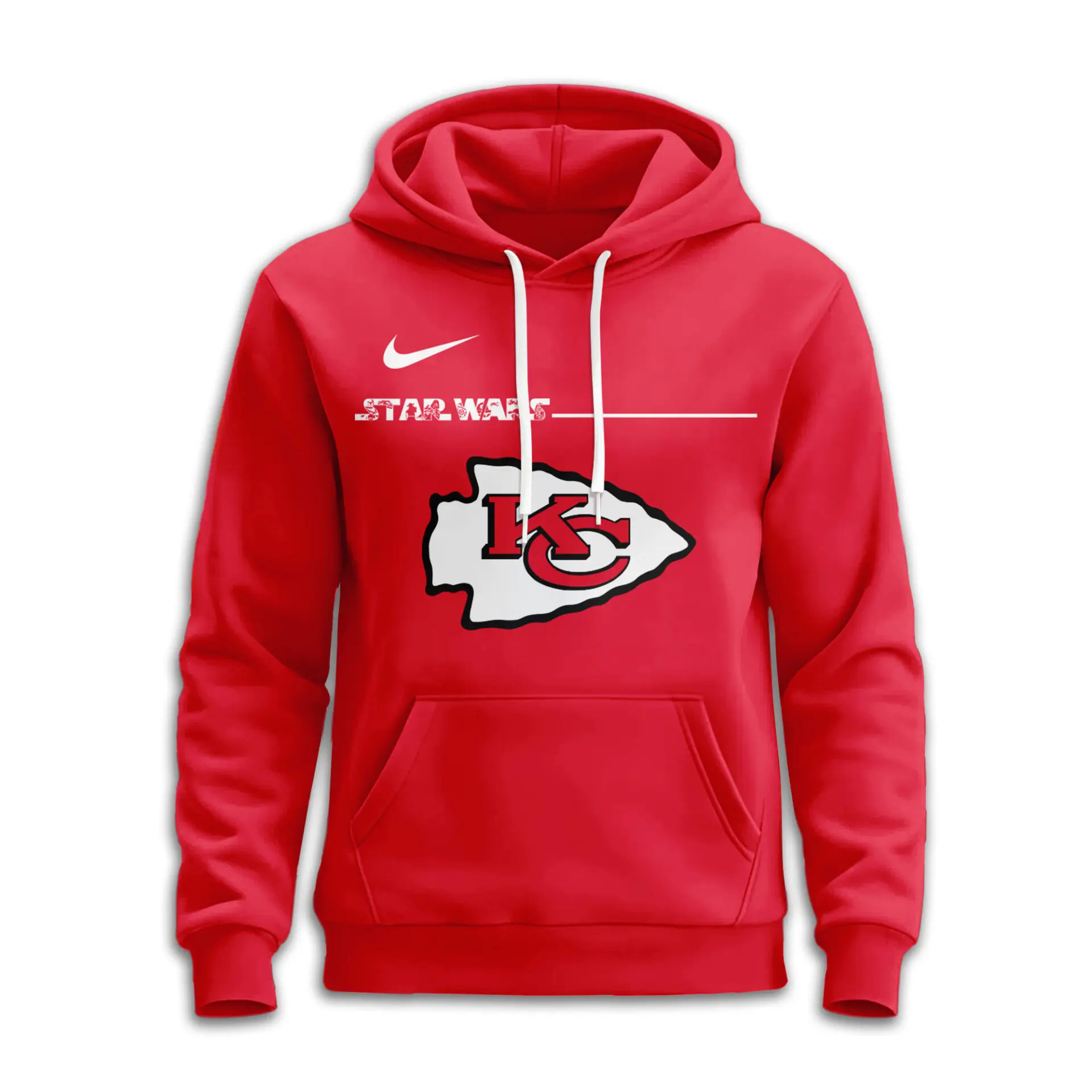 Kansas City Chiefs Starwars Empire Hoodie front Kansas City Chiefs Starwars Empire Hoodie front