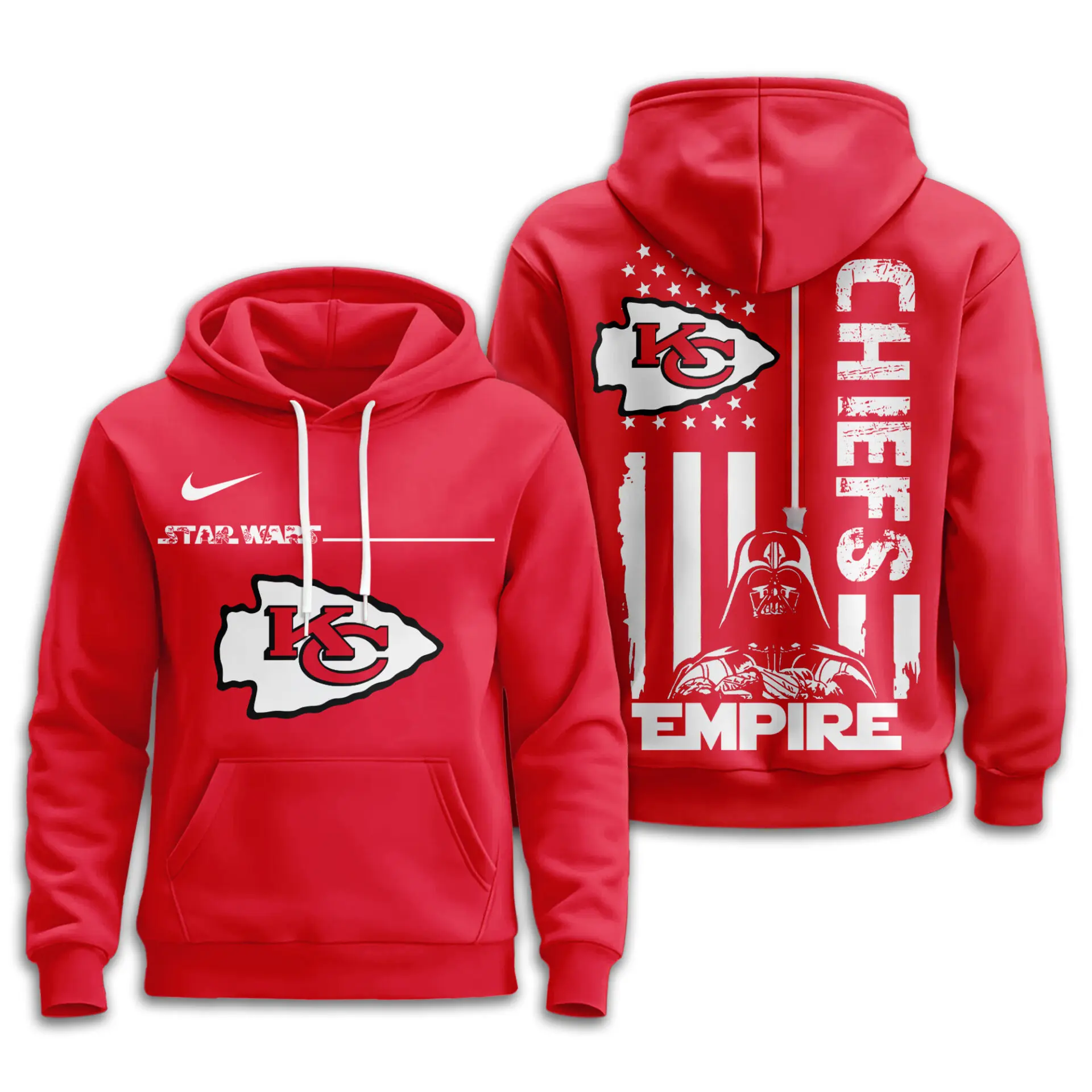 Kansas City Chiefs Starwars Empire Hoodies Kansas City Chiefs Starwars Empire Hoodies