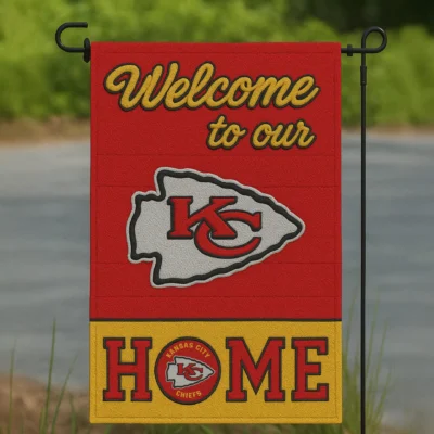 Kansas City Chiefs Welcome Home Flag