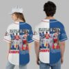 Chiefs and Royals Perez Witt Jr Mahomes Kelce Baseball Jersey back