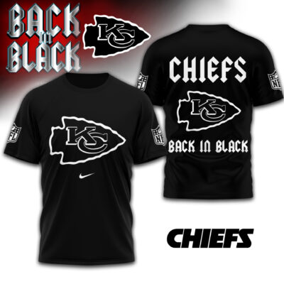 Kansas City Chiefs Back In Black Shirt