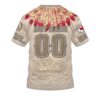 Kansas City Chiefs Football Native American Heritage Shirt back