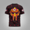 Kansas City Chiefs MF Doom Tribute Tour Shirt back