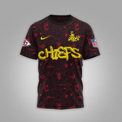 Kansas City Chiefs MF Doom Tribute Tour Shirt front