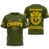 Kansas City Chiefs Rigger Green Berets 3D Shirts