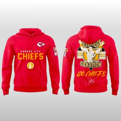 Kansas City Chiefs John Cena Never Give Up Cenation Hoodie