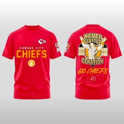 Kansas City Chiefs John Cena Never Give Up Cenation Shirt