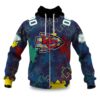 Personalized Kansas City Chiefs Autism Awareness zip hoodie